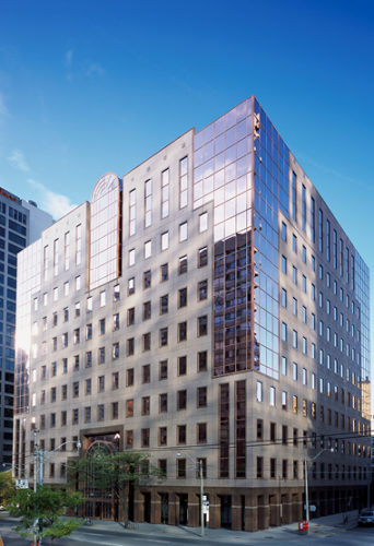 Bright image of Dream Office's 720 Bay Street building.