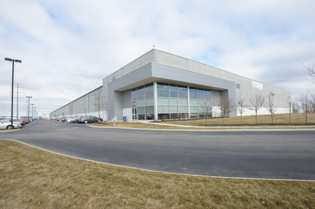Image of Dream Industrial building in Ohio with an overcast sky.