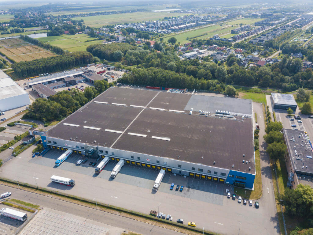 Aerial image of Dream Industrial Warehouse Building in Heerenveen